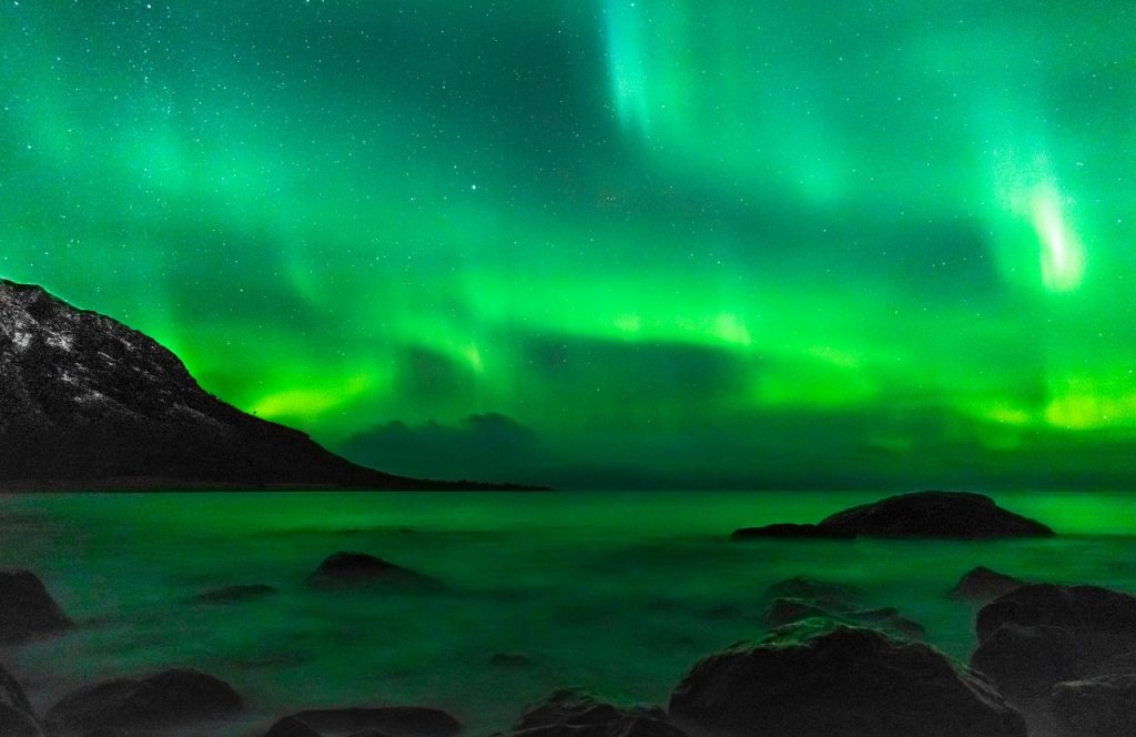 Nordlichter über Norwegen
