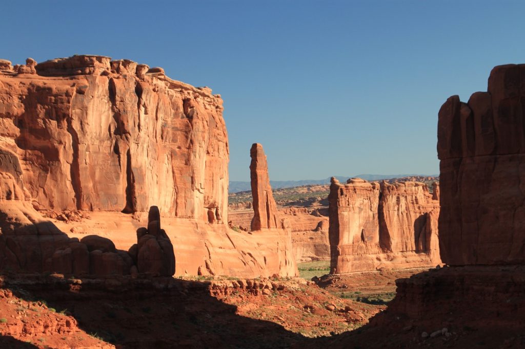 Arches National Park is the world's largest collection of natural rock arches. There are about 80 of them. 