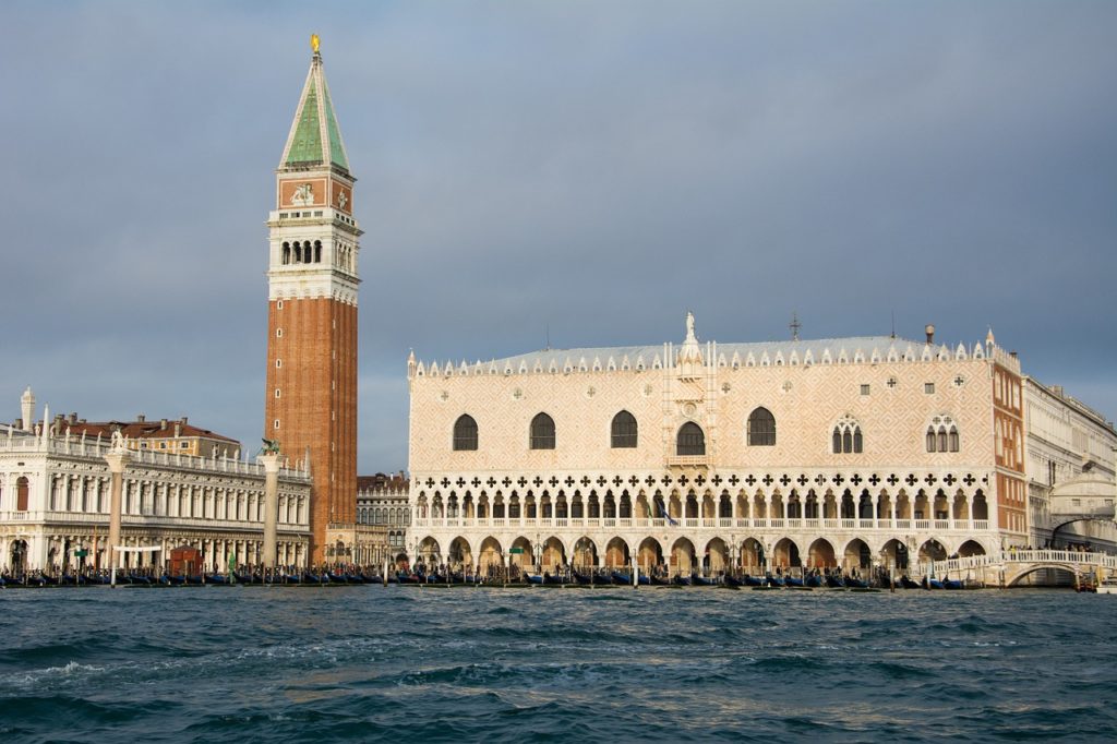 The Doge's Palace in San Marco, one of the most beautiful sights of Venice