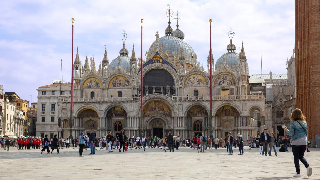 St. Mark's Basilica in Venice - queue up for the most famous sight