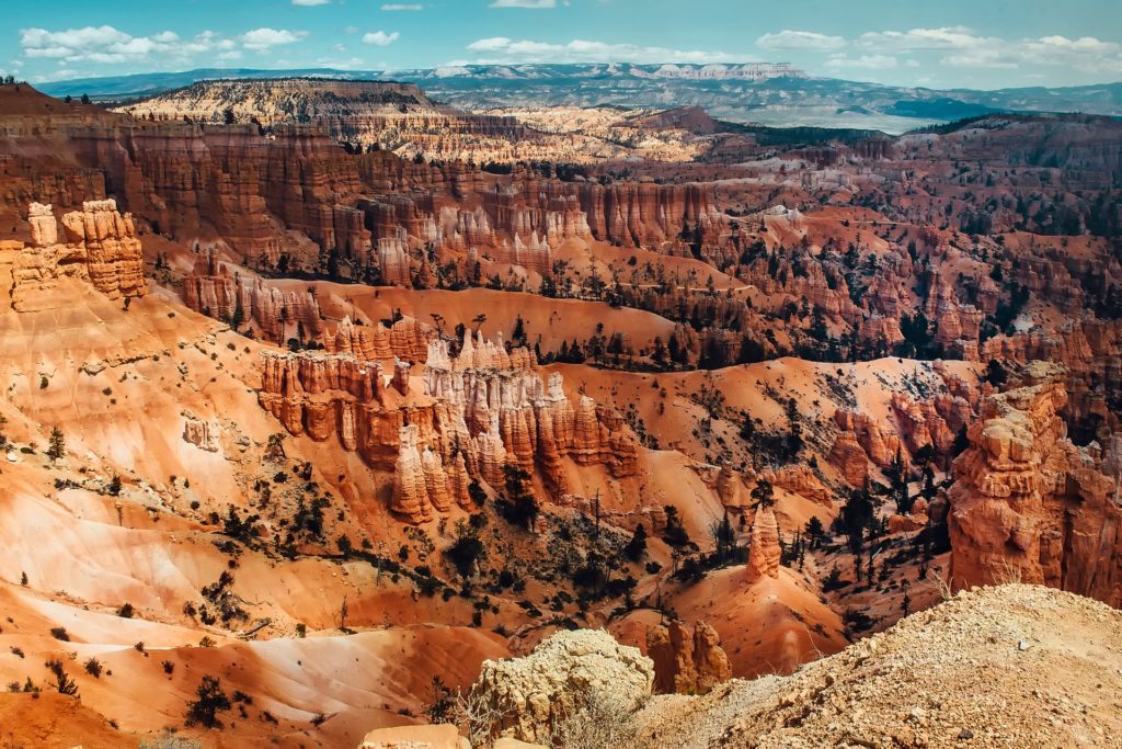 Bryce Canyon National Park is a fantasyland of hoodoos, bizarre rock formations, and sandstone pillars.