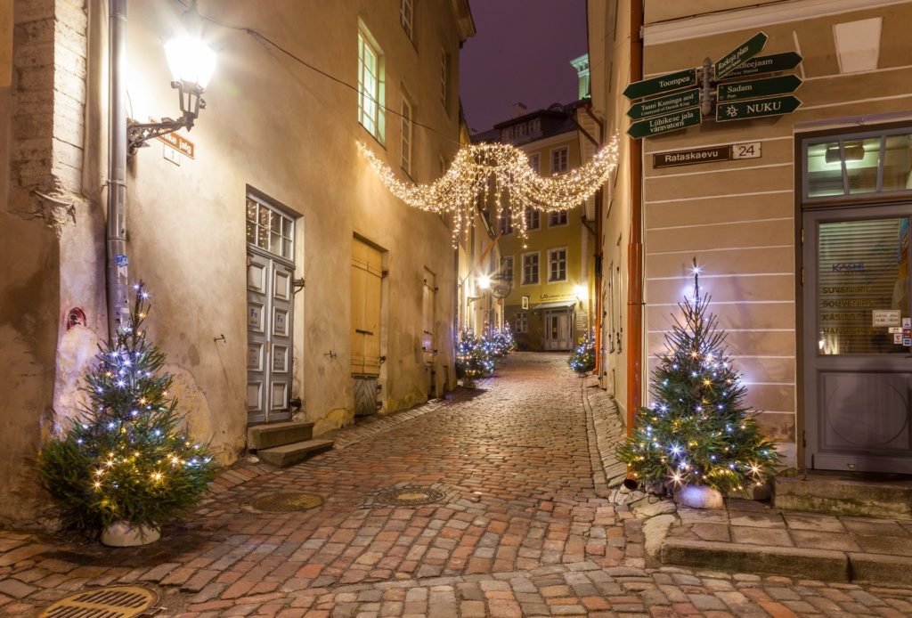 Tallinn, Estonia at Christmas time