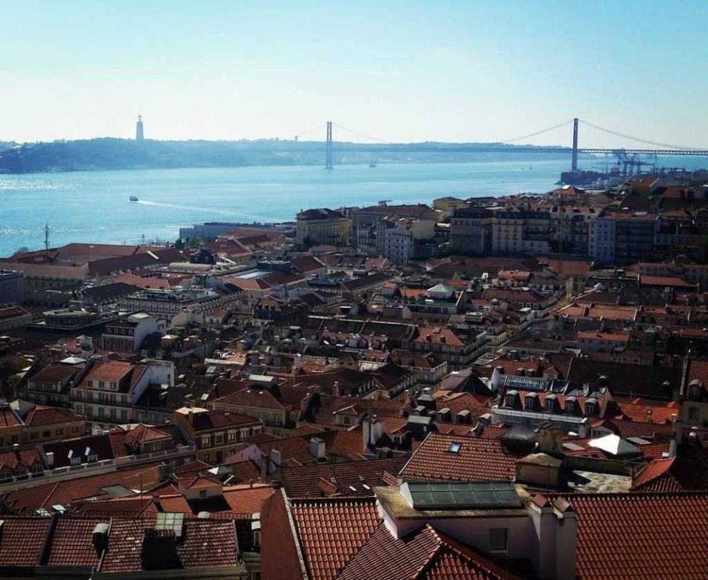 Nearly all of Lisbon is visible from the castle, which is the highest point of the city.