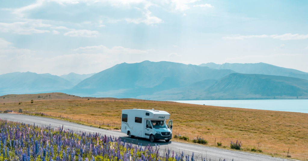 Camping at Lake Tekapo