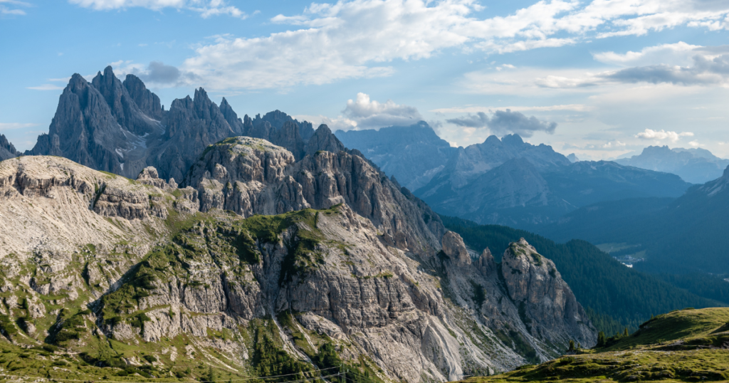 The Majestic Dolomites in Tre Cime Natural Park