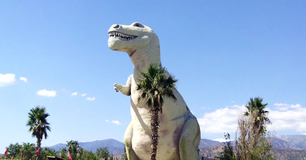 Roadside Attractions: Cabazon Dinosaurs in California