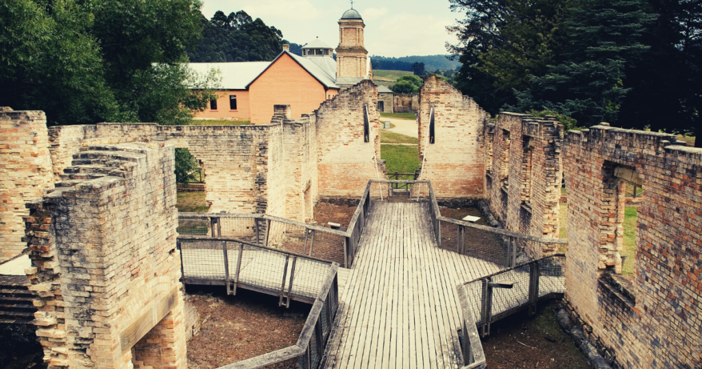 Step Back in Time at Port Arthur Historic Site" ⏳?? - Discover the well-preserved ruins and rich history of Australia's former penal colony