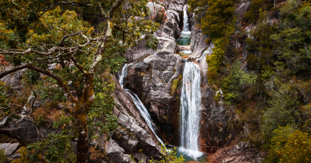 National Parks in Portugal: Arado Waterfall in Peneda-Gerês National Park