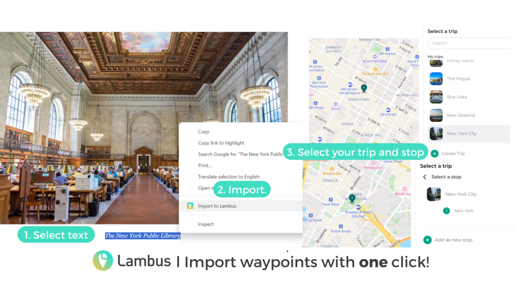 Lambus Feature Browser Extension Screenshots