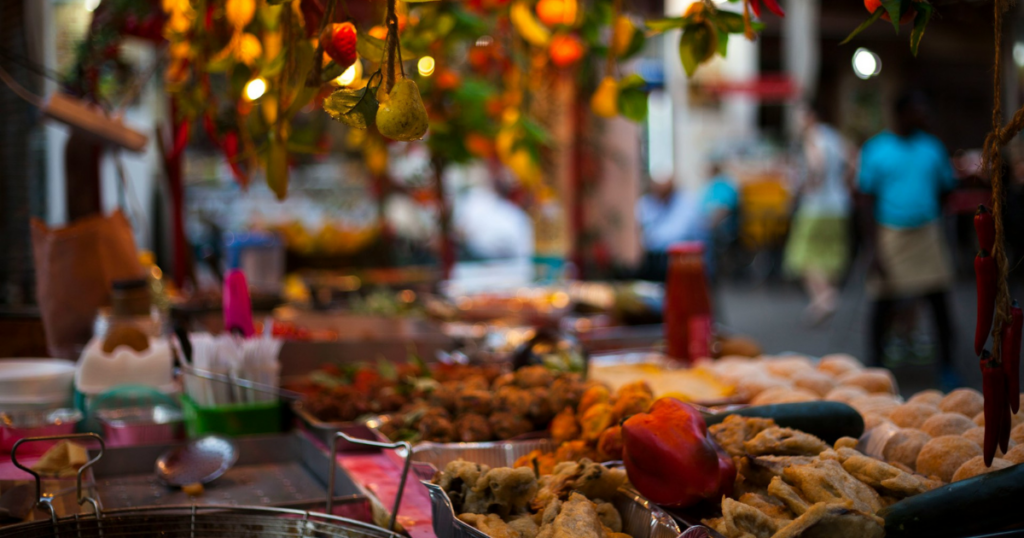 Try local cuisine and street food as a student traveler
