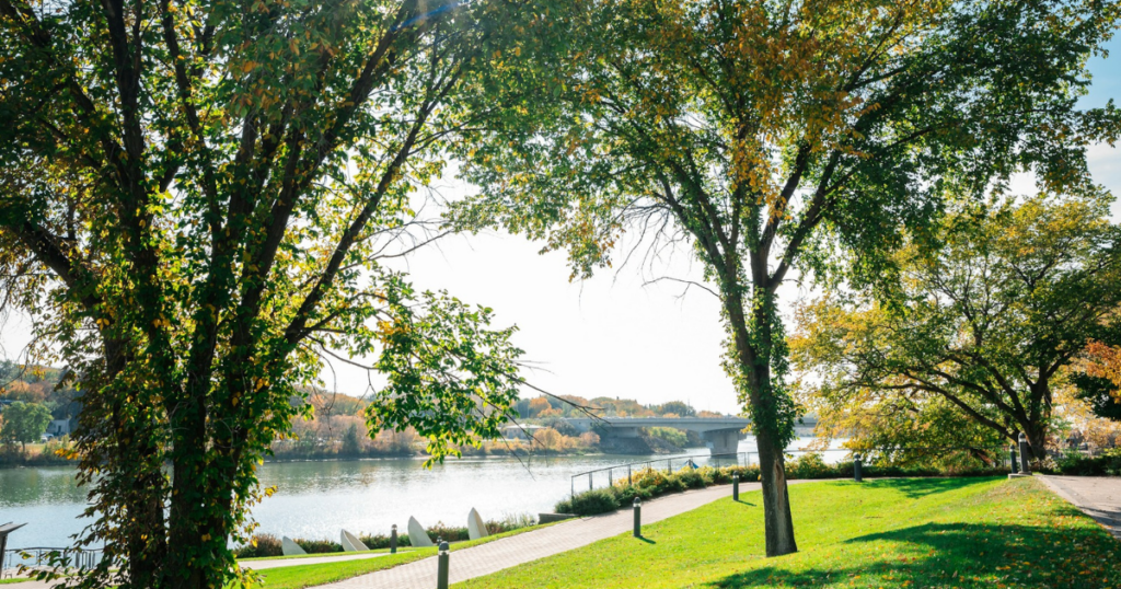 Waterfront in Saskatoon, Canada