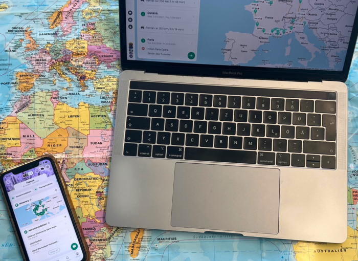 travel planning app