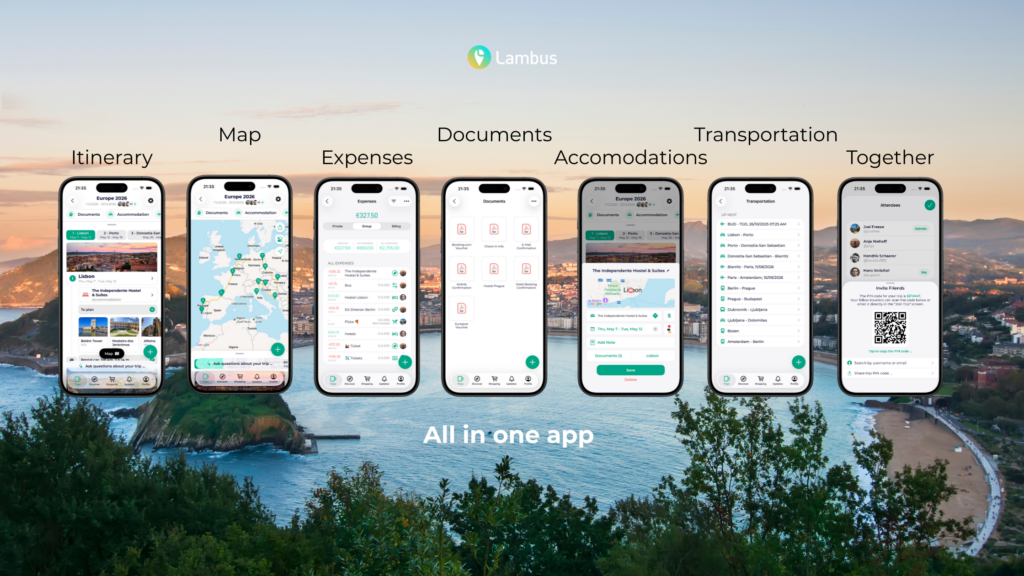 lambus is an all in one travel planning app 